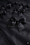 Black 2 cm Bow Satin Ribbon, Dowry Box, Bundle Decoration, Christmas Ornament, Candy Box, Birthday 20 Pieces