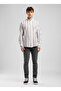 Darse Men's Regular Fit 100% Cotton Striped Long Sleeve Shirt Indigo Striped