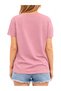 Unisex Satan Character Printed Pink T-Shirt 100% Cotton Streetwear Graphic - 4
