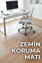 Transparent under Chair Floor Protection Mat |   Parquet and Carpet Protector Office Mat