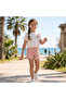 Girls' Summer Cropped T-Shirt and Patterned Shorts Set – Comfortable & Stylish 2-Piece Set - 6