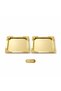 Gold/Silver Mirrored Tray 22X22Cm Stylish Presentation & Promise Engagement Chocolate Coffee Tray - Accessory Casting - Set of 3 - 6
