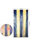 Luxury Yellow Navy Blue Fan (Super Set) with Backboard Concept Birthday Party Set Decoration - 8