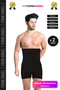 # Boxerkorse Belly Flattener Waist Basen Shaping / Sculpting Firming Double Men's Boxer Korse - 2 Pieces