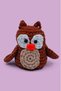 Mr. Owl - Owl Amigurumi Knitting Kit for Beginners - Hobby Set with Video & All Materials