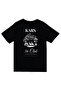 Kars 36 Ani Ruins Kars Castle Kaz City Printed Unisex 100% Cotton Black T-Shirt