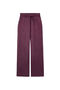 Shiny Textured Wide Leg Pants