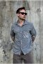 Acid Wash Basic Shirt