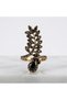 Bronze Women's Ring Antique Jewelry Margazite Stone Embroidered Drip Stone Leaf Model Adjustable Vintage - 6