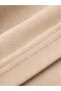 Men's Deer Printed Beige T-Shirt 100% Cotton Minimal Streetwear Graphic Tee - 5