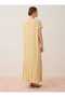 Viscose Fabric Short Sleeve Hijab Dress - Nude - - 6