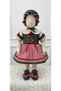 Baby Girl Fairy Tale Special Model Red Gingham Green Photo Shoot Dress + Hat + Shoes Set - 7