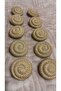 Polyester Button 28 Boy 18 mm 10 Pieces