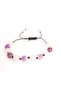 Amethyst - Rose Quartz Knitted Bracelet