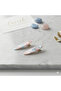 Set of 2 Pearlescent Pastel Color Gradient Luxury Pen Clips - 6 cm