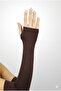 Finger-Looped Sleeves – Brown Color Flexible Anti-Sweat for Daily Use |   Shal Paradise - 3