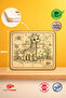 Wooden Paintable Giraffe Puzzle, Paints & Brush Included - 5