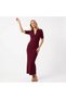 Women's Polo Collar Button Detail Camisole Viscose Knitwear Dress 12438 - 3