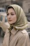 وشاح نسائي بلون الكاكي - 2