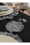 Dama Linen Ruffled Coaster 1 Piece - 2