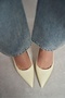 Lunara Butter Yellow Matte Pointed Toe Women's Stiletto - 7