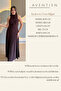Elegant Brown Dress with High Collar and Pleated Draping - 2