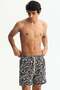 Patterned swim shorts