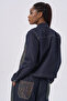 طقم دنيم مزين بالترتر والزخارف - 5