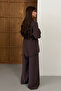Oversize Shirt Collar Lace-Up Loose Cut Double Hijab Set 1207 – Form Series - 7