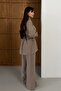 Oversize Shirt Collar Lace-Up Loose Cut Double Hijab Set 3195 – Special Series - 7