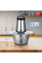 FC 3222 2L 2in1 Food Chopper 350W Double Bowl Glass & SS 4 Blade 2 Speed Overheat Protector - 8