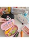 Kids Pencil Case – Cute Cartoon School Pen Pouch Organizer - 3