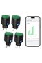 Outdoor WiFi Socket IP44 Waterproof Smart Socket Timer Remote Control - Black