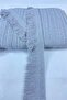 Gray Striped High Quality Cotton Fringe Ribbon Tassel - 3