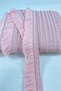 Pink Striped High Quality Cotton Fringe Ribbon Tassel - 3