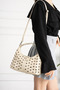 Women's Studded Detail Adjustable Strap El and Shoulder Bag Sofia - 3