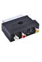 Scart to Rca Skart Tos Av Svideo Converter Set + Scart Cable - 3