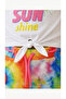 Girl's White Tank Top and Tie-Dye Shorts Summer 2-Piece Set - 3