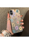 iPhone XS Max Compatible Stylish Flower Pattern Anti-Drop Phone Case