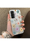 Samsung Galaxy A35 Compatible Stylish Floral Pattern Anti-Drop Phone Case