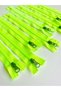 8 Pieces of Neon Green Metal Zippers 20 cm Zipper for Bags, Wallets, Coats, Jackets, Hobby Projects - 2