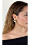 Circle Shaped Wavy Earrings - 2