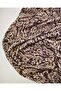 Crinkled Jersey Fabric in Burgundy and Beige Colors (Width 140 cm X Length 225 cm)