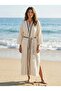 Ces Store Handmade Embroidered Linen Kaftan, 60% Linen 40% Cotton, Breathable Fabric - 5