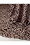 Crinkled Jersey Fabric in Burgundy and Beige Colors (Width 140 cm X Length 225 cm) - 6