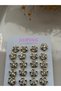 Minimal Emotional Studded Flower Steel Earrings for Girls and Women with Zircon Stone Gold 0.90 mm - 4