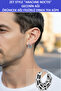 Zet Style Arachne Noctis Men's Single Earring – Gothic Spider Web Figured Stainless Steel Hoop Earring - 2