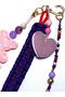 Handmade Paracord Luck Charm – Teddy Bear Heart Cat Star Detailed Bag Accessory |   Limited Edition - 3