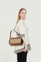 Women's Hand and Shoulder Bag, Crossbody Bag with Lock Accessory, Daily Stylish Bag - 4