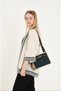 Women's Hand and Shoulder Bag, Crossbody Bag with Lock Accessory, Daily Stylish Bag